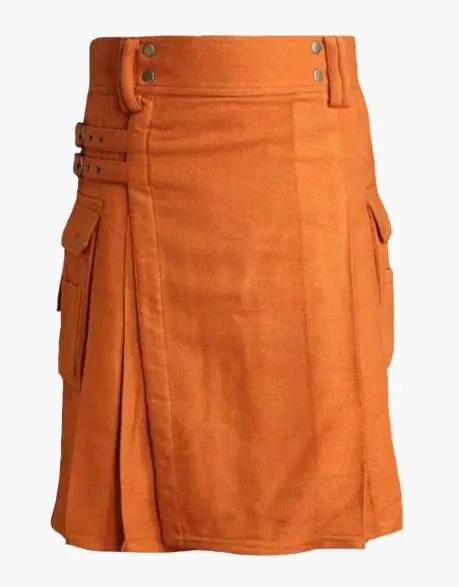 Men's Saffron Tartan Utility Kilt