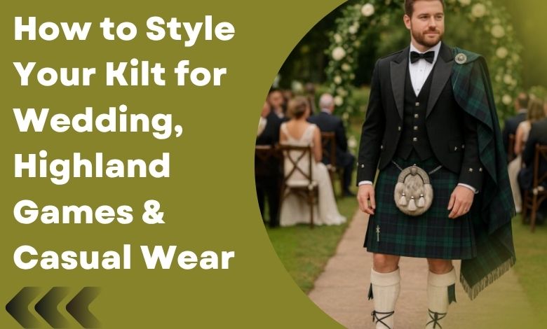 How to Style Your Kilt for Wedding, Highland Games & Casual Wear?