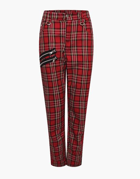 Mens Royal Stewart Gothic Punk Tartan Trouser