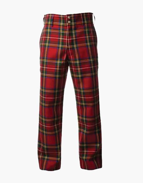 Mens Royal Stewart Plaid Tartan Pants