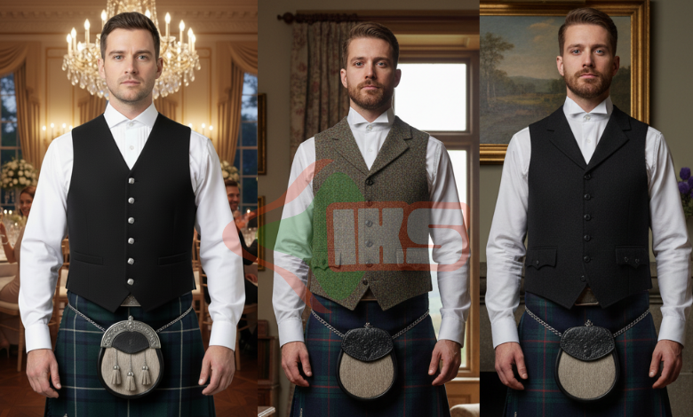 Types of Waistcoats for Kilt Outfits
