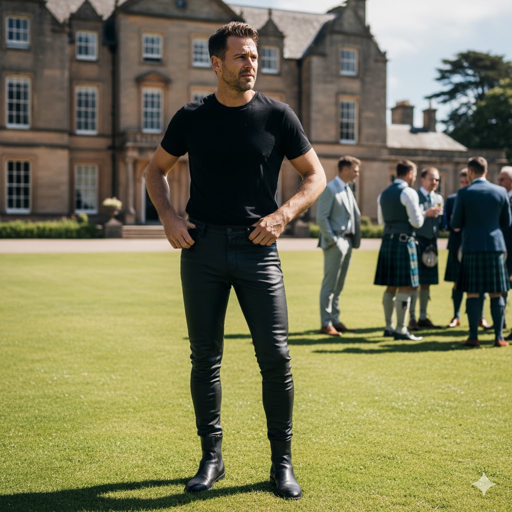 Leather Pants Chic but Risky