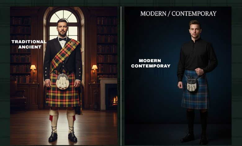 Traditional vs. Modern Buchanan Tartan