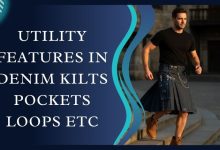 Utility Features in Denim Kilts_ Pockets, Loops, etc
