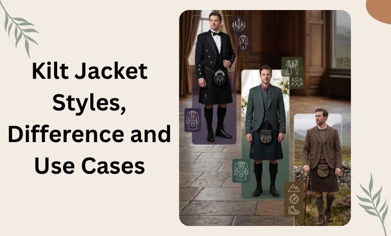 Kilt Jacket Styles, Difference and Use Cases.