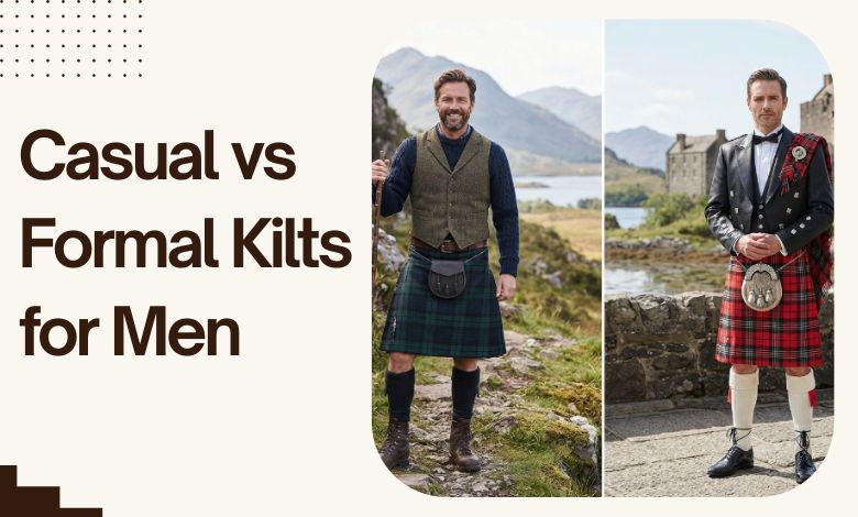Casual vs Formal Kilts for Men