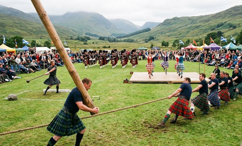 Traditional Highland Games Events Featured at Irish and Celtic Festivals